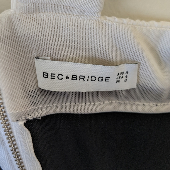 Bec & Bridge Empire Waist Venus Goddess Corset Dress Sz 4 - Picture 9 of 12